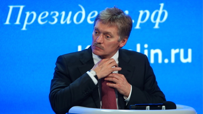 MOSCOW, RUSSIA - DECEMBER 23, 2016: Russian Presidential Spokesman Dmitry Peskov at an annual news conference by Russia's President Vladimir Putin, at Moscow's World Trade Centre. Valery Sharifulin/TASS (Photo by Valery SharifulinTASS via Getty Images)