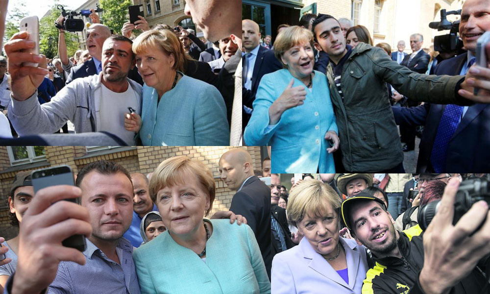 Merkel-Migrant-Selfies