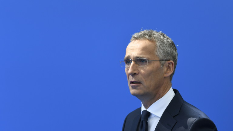 epa06879820 NATO Secretary General Jens Stoltenberg arrives for a NATO summit in Brussels, Belgium, 11 July 2018. NATO countries' heads of states and governments gather in Brussels for a two-day meeting.  EPA/CHRISTIAN BRUNA