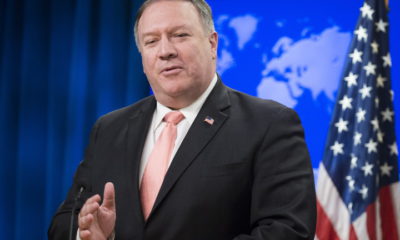 epa07114860 US Secretary of State Mike Pompeo holds a news conference at the State Department in Washington, DC, USA, 23 October 2018. Pompeo faced questions on the Trump administration's response to Saudi Arabia following the murder of journalist Jamal Khashoggi. Turkish President Recep Tayyip Erdogan said, 23 October, that it was a 'savage murder' inside the Saudi consulate in Istanbul and that it was a premediated, political operation.  EPA/MICHAEL REYNOLDS