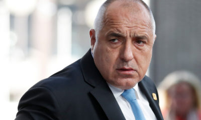 Bulgarian Prime Minister Boyko Borissov arrives for an EU summit at the Europa building in Brussels, Wednesday, April 10, 2019. European Union leaders meet Wednesday in Brussels for an emergency summit to discuss a new Brexit extension. (AP Photo/Alastair Grant, Pool)